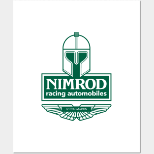 Aston Martin Nimrod Group C Team emblem - 1982 - British Racing Green print Posters and Art